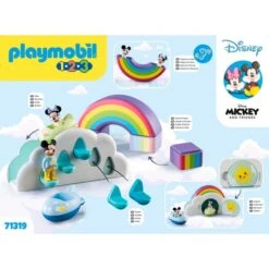 PLAYMOBIL 71319 1.2.3 & Disney: Mickys & Minnies Wolkenhaus, Konstruktionsspielzeug -Spielwarenladen PLAYMOBIL 71319 1 2 3 Disney Mickys Minnies Wolkenhaus Konstruktionsspielzeug@@1889192 9