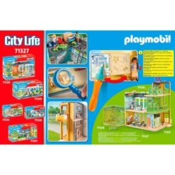 PLAYMOBIL 71327 City Life Große Schule, Konstruktionsspielzeug -Spielwarenladen PLAYMOBIL 71327 City Life Gro e Schule Konstruktionsspielzeug@@1889116 7