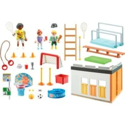 PLAYMOBIL 71328 City Life Anbau Turnhalle, Konstruktionsspielzeug -Spielwarenladen PLAYMOBIL 71328 City Life Anbau Turnhalle Konstruktionsspielzeug@@1889117 1