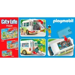 PLAYMOBIL 71329 City Life Schulbus, Konstruktionsspielzeug -Spielwarenladen PLAYMOBIL 71329 City Life Schulbus Konstruktionsspielzeug@@1889118 6