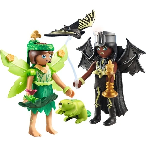 PLAYMOBIL 71350 Ayuma Forest Fairy & Bat Fairy Mit Seelentieren, Konstruktionsspielzeug – Bild 2