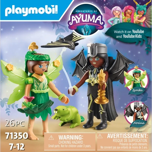 PLAYMOBIL 71350 Ayuma Forest Fairy & Bat Fairy Mit Seelentieren, Konstruktionsspielzeug – Bild 5