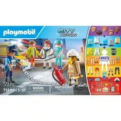PLAYMOBIL 71400 My Figures: Rescue, Konstruktionsspielzeug -Spielwarenladen PLAYMOBIL 71400 My Figures Rescue Konstruktionsspielzeug@@1889178 4