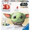 Ravensburger 3D Puzzel-Ball Mandalorian Grogu Mit Ohren, Puzzle