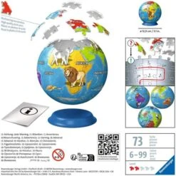 Ravensburger 3D Puzzle-Ball Kindererde -Spielwarenladen Ravensburger 3D Puzzle Ball Kindererde@@1451012 2