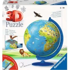 Ravensburger 3D Puzzle-Ball Kinderglobus In Deutscher Sprache