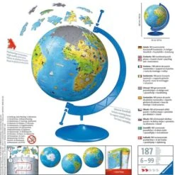 Ravensburger 3D Puzzle-Ball Kinderglobus In Deutscher Sprache -Spielwarenladen Ravensburger 3D Puzzle Ball Kinderglobus in deutscher Sprache@@1546094 2