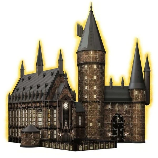 Ravensburger 3D Puzzle Hogwarts Schloss - Die Große Halle Night Edition – Bild 2