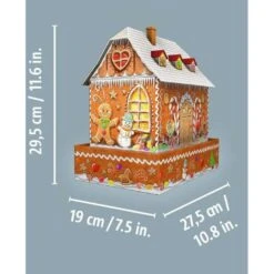 Ravensburger 3D Puzzle Lebkuchenhaus Bei Nacht -Spielwarenladen Ravensburger 3D Puzzle Lebkuchenhaus bei Nacht@@1629360 3