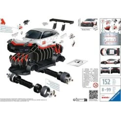 Ravensburger 3D Puzzle Porsche 911 GT3 Cup -Spielwarenladen Ravensburger 3D Puzzle Porsche 911 GT3 Cup@@1895192 2