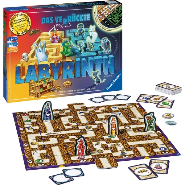 Ravensburger Das Verrückte Labyrinth: 30 Jahre Jubiläumsedition, Brettspiel – Bild 2