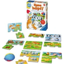 Ravensburger Hase Hüpf!, Brettspiel -Spielwarenladen Ravensburger Hase h pf Brettspiel@@1sgra007 1