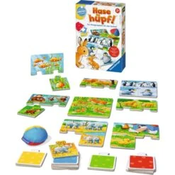 Ravensburger Hase Hüpf!, Brettspiel -Spielwarenladen Ravensburger Hase h pf Brettspiel@@1sgra007 2