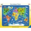 Ravensburger Kinderpuzzle Weltkarte Mit Tieren -Spielwarenladen Ravensburger Kinderpuzzle Weltkarte mit Tieren@@100004670