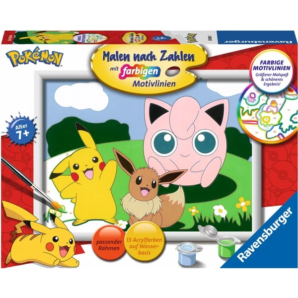 Ravensburger Malen Nach Zahlen - Pokémon Abenteuer 4 Ravensburger Malen Nach Zahlen - Pokémon Abenteuer – Bild 2