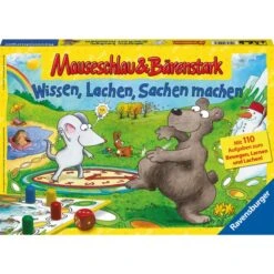 Ravensburger Mauseschlau & Bärenstark: Wissen, Lachen, Sachen Machen, Brettspiel