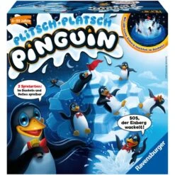 Ravensburger Plitsch-Platsch Pinguin, Geschicklichkeitsspiel -Spielwarenladen Ravensburger Plitsch Platsch Pinguin Geschicklichkeitsspiel@@1sgra00n 1
