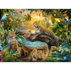 Ravensburger Puzzle Leopardenfamilie Im Dschungel -Spielwarenladen Ravensburger Puzzle Leopardenfamilie im Dschungel@@1894869 1