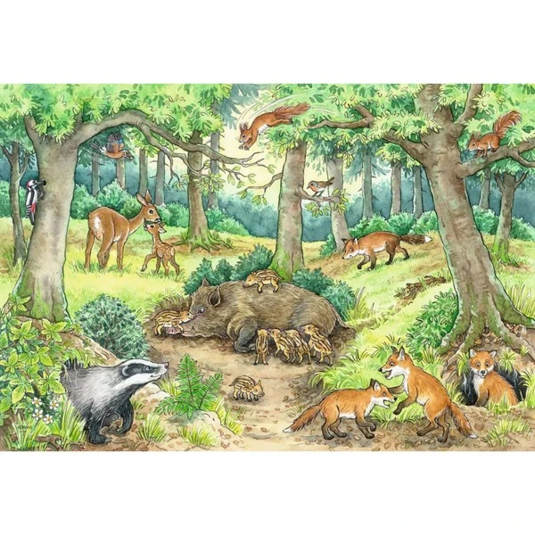Ravensburger Wieso? Weshalb? Warum? Tiere Im Wald Und Auf Der Wiese, Puzzle – Bild 2