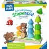 Ravensburger Ministeps: Butz' Bärenstarkes Stapelspiel, Geschicklichkeitsspiel -Spielwarenladen Ravensburger ministeps Butz b renstarkes Stapelspiel Geschicklichkeitsspiel@@1911084
