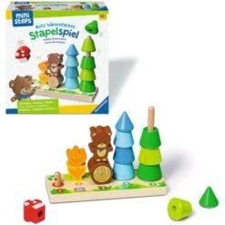 Ravensburger Ministeps: Butz' Bärenstarkes Stapelspiel, Geschicklichkeitsspiel -Spielwarenladen Ravensburger ministeps Butz b renstarkes Stapelspiel Geschicklichkeitsspiel@@1911084 1