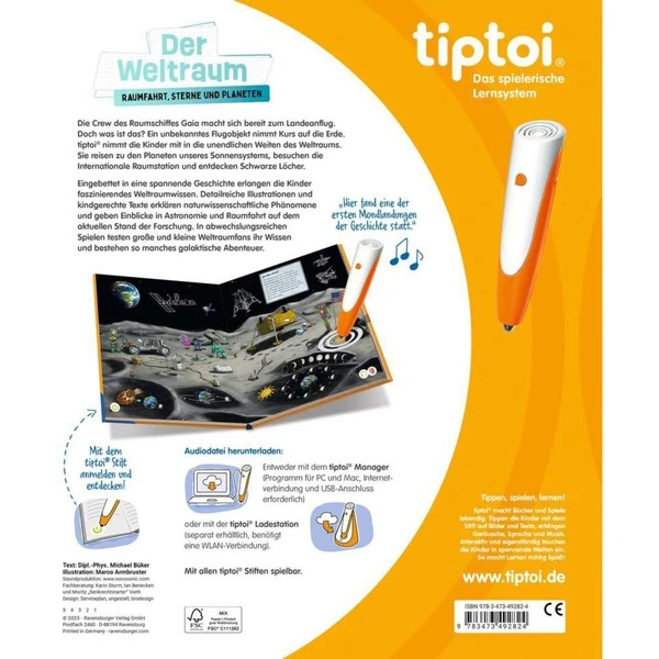 Ravensburger Tiptoi Der Weltraum: Raumfahrt, Sterne Und Planeten, Lernbuch – Bild 2