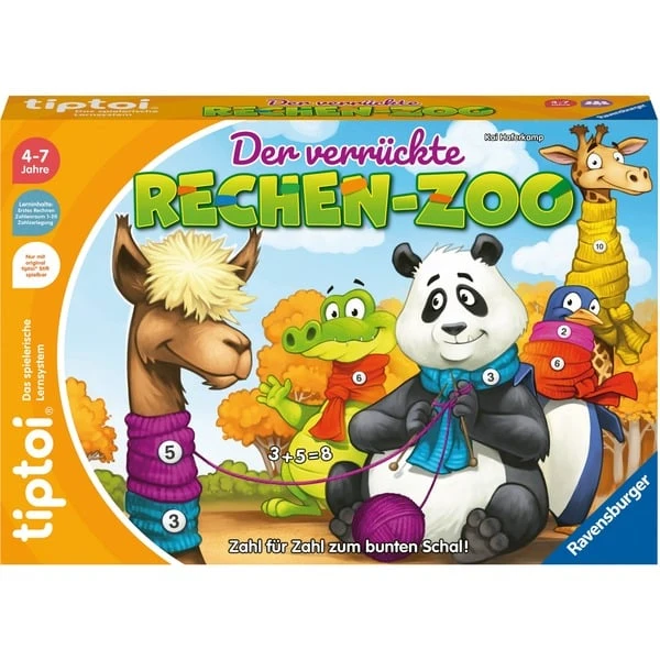 Ravensburger Tiptoi Der Verrückte Rechen-Zoo, Brettspiel 4 Ravensburger Tiptoi Der Verrückte Rechen-Zoo, Brettspiel – Bild 2