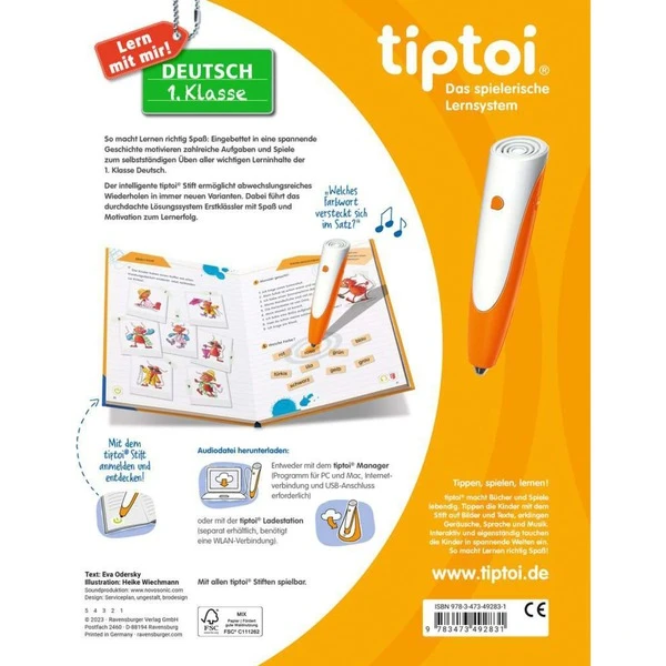 Ravensburger Tiptoi Lern Mit Mir! Deutsch 1. Klasse, Lernbuch – Bild 2