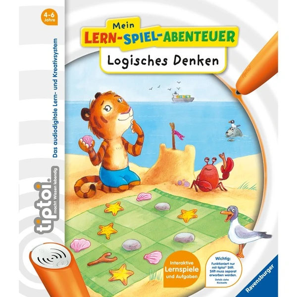 Ravensburger Tiptoi Mein Lern-Spiel-Abenteuer: Logisches Denken, Lernbuch 3 Ravensburger Tiptoi Mein Lern-Spiel-Abenteuer: Logisches Denken, Lernbuch