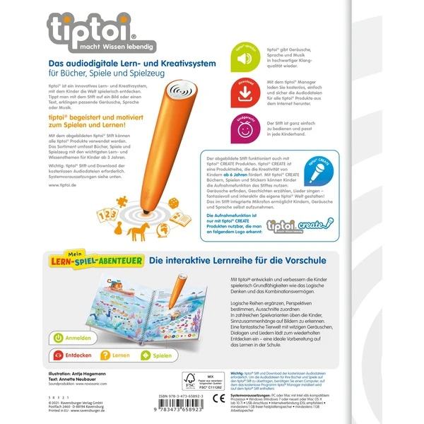 Ravensburger Tiptoi Mein Lern-Spiel-Abenteuer: Logisches Denken, Lernbuch 4 Ravensburger Tiptoi Mein Lern-Spiel-Abenteuer: Logisches Denken, Lernbuch – Bild 2