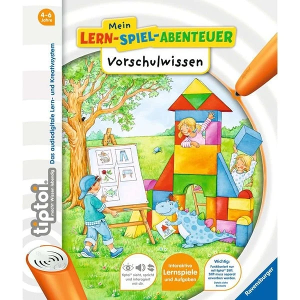 Ravensburger Tiptoi Mein Lern-Spiel-Abenteuer: Vorschulwissen, Lernbuch 3 Ravensburger Tiptoi Mein Lern-Spiel-Abenteuer: Vorschulwissen, Lernbuch