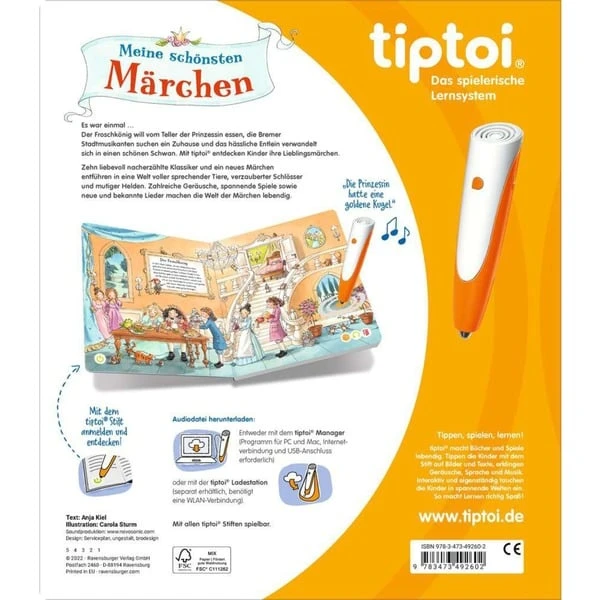 Ravensburger Tiptoi Meine Schönsten Märchen, Lernbuch – Bild 2