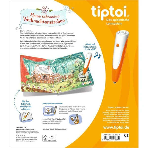 Ravensburger Tiptoi Meine Schönsten Weihnachtsmächen, Lernbuch – Bild 2