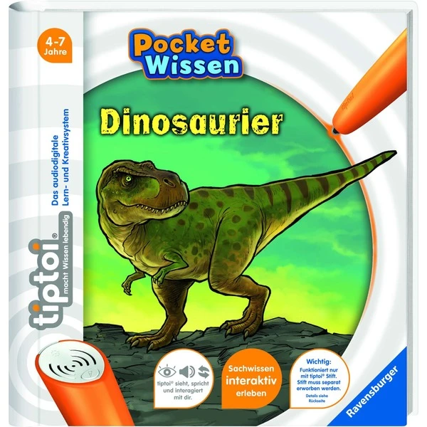 Ravensburger Tiptoi Pocket Wissen: Dinosaurier, Lernbuch 3 Ravensburger Tiptoi Pocket Wissen: Dinosaurier, Lernbuch