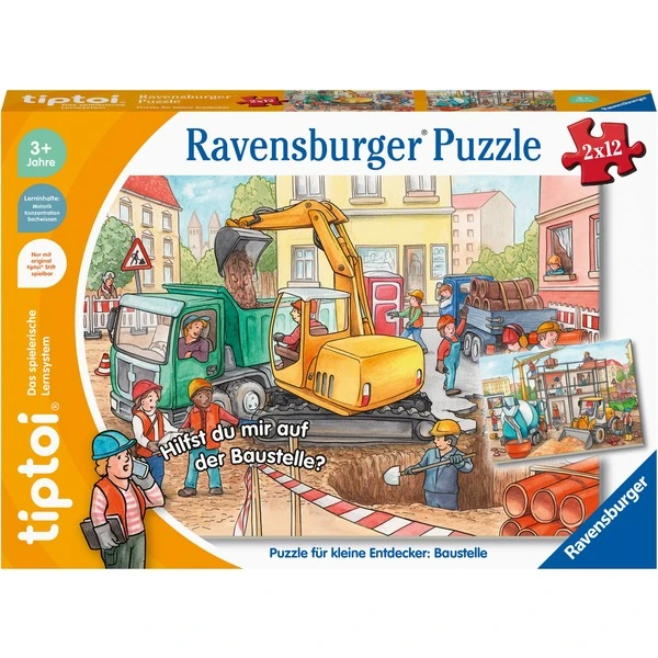 Ravensburger Tiptoi Puzzle Für Kleine Entdecker: Baustelle – Bild 2