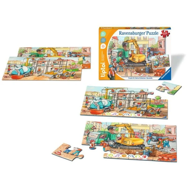 Ravensburger Tiptoi Puzzle Für Kleine Entdecker: Baustelle – Bild 3