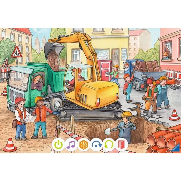 Ravensburger Tiptoi Puzzle Für Kleine Entdecker: Baustelle – Bild 4