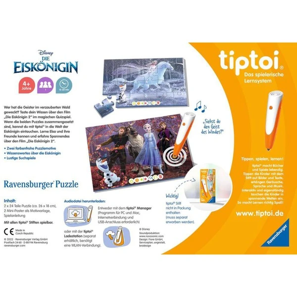 Ravensburger Tiptoi Puzzle Für Kleine Entdecker: Die Eiskönigin – Bild 6