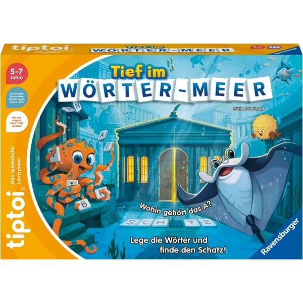 Ravensburger Tiptoi Tief Im Wörter-Meer, Brettspiel – Bild 2