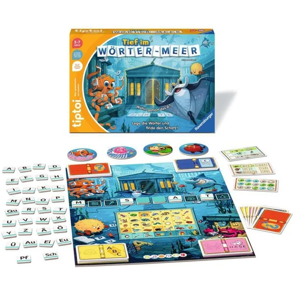 Ravensburger Tiptoi Tief Im Wörter-Meer, Brettspiel – Bild 3