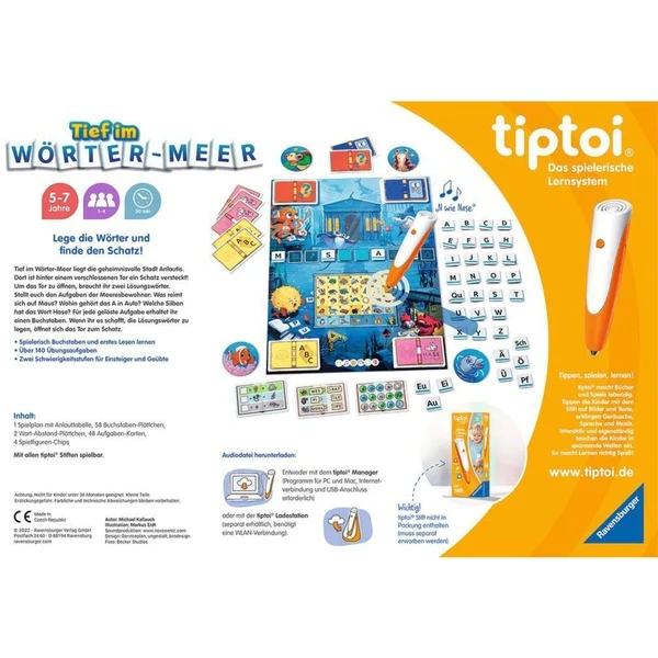 Ravensburger Tiptoi Tief Im Wörter-Meer, Brettspiel – Bild 4