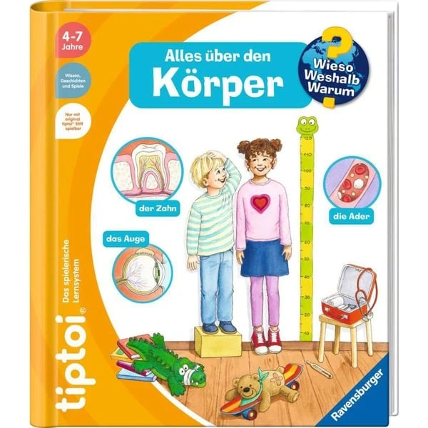 Ravensburger Tiptoi Wieso? Weshalb? Warum? Alles über Den Körper, Lernbuch 3 Ravensburger Tiptoi Wieso? Weshalb? Warum? Alles über Den Körper, Lernbuch