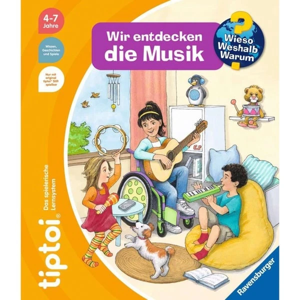 Ravensburger Tiptoi Wieso? Weshalb? Warum? Wir Entdecken Die Musik, Lernbuch