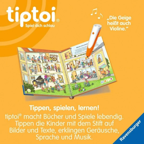 Ravensburger Tiptoi Wieso? Weshalb? Warum? Wir Entdecken Die Musik, Lernbuch – Bild 4