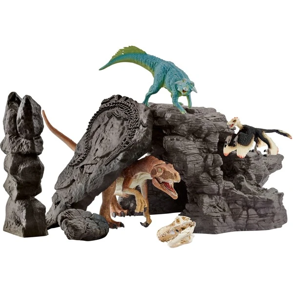 Schleich Dinoset Mit Höhle, Spielfigur 3 Schleich Dinoset Mit Höhle, Spielfigur