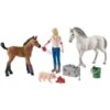 Schleich Farm World Arztbesuch Bei Stute Und Fohlen, Spielfigur -Spielwarenladen Schleich Farm World Arztbesuch bei Stute und Fohlen Spielfigur@@1832640
