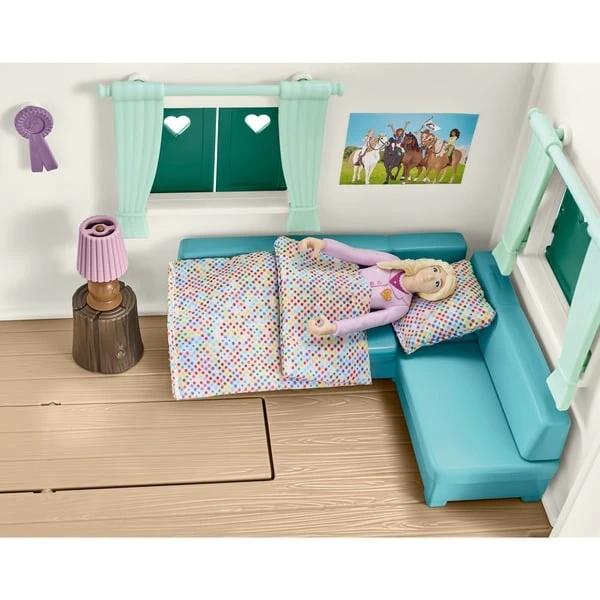 Schleich Horse Club Wohnwagen Für Geheime Club-Treffen, Spielfigur – Bild 4