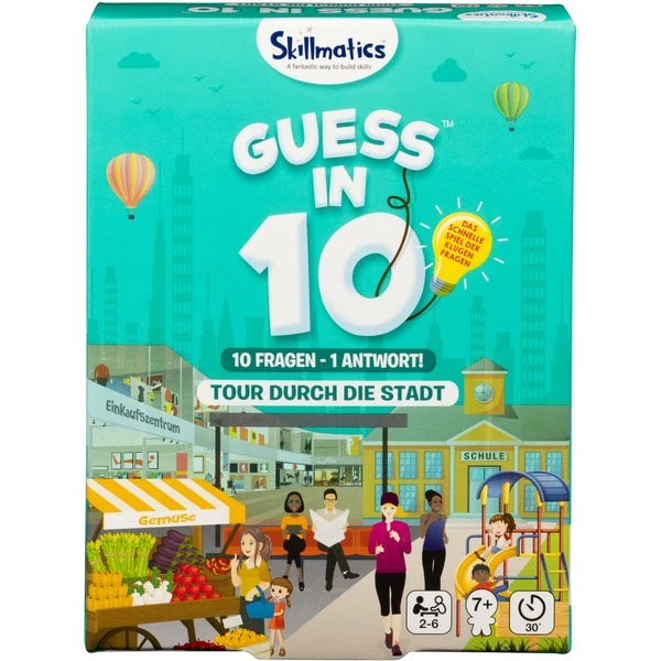 Spin Master Guess In 10 - Ratespiel "Tour Durch Die Stadt" - Mit 10 Fragen Zur Antwort (deutsche Ausgabe), Quizspiel – Bild 2