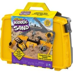 Spin Master Kinetic Sand - Baustellen-Koffer, Spielsand -Spielwarenladen Spin Master Kinetic Sand Baustellen Koffer Spielsand@@1sswk01a 2