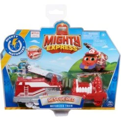 Spin Master Mighty Express Motorisierter Zug Roter Retter, Spielfahrzeug -Spielwarenladen Spin Master Mighty Express Motorisierter Zug Roter Retter Spielfahrzeug@@1850207 4